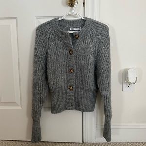 Zara Ribbed Knit Jacket
